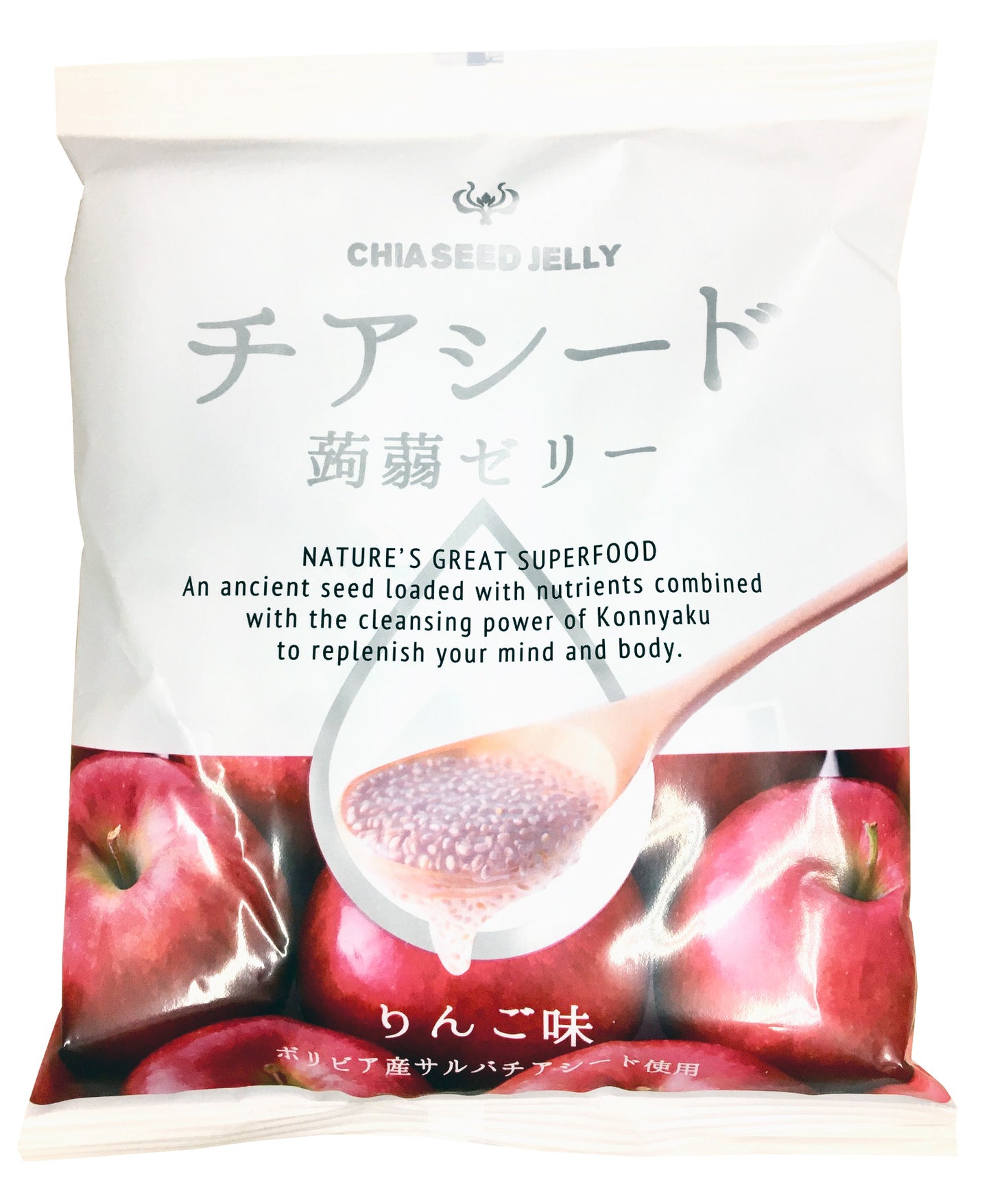 チアシード蒟蒻ゼリー りんご