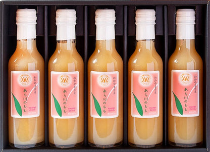 〈産直〉あら川の桃60%果汁入りドリンク 200ml×5本
