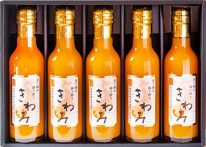 〈産直〉『きわみ』温州みかん100%ストレートジュース200ml×5本入りギフトセット