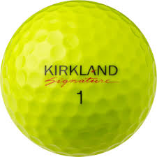 カークランドシグネチャー 3ピースゴルフボール バージョン2.0 イエロー