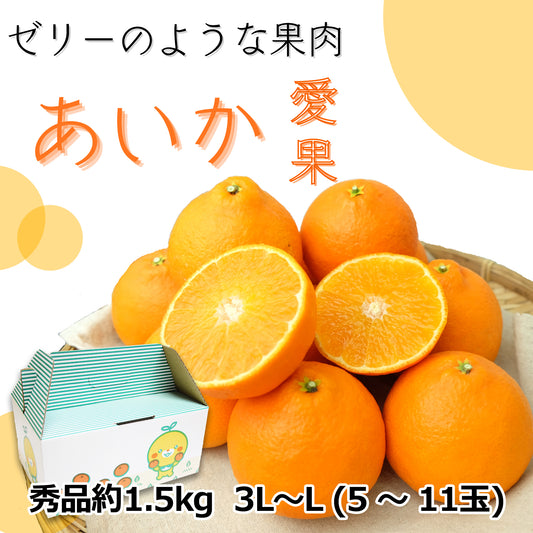 〈産直〉【早期予約8%OFF12/1まで】あいか（秀品約1.5㎏）