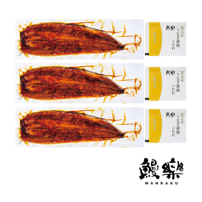 〈産直〉「鰻楽」うなぎ蒲焼（九州産）2尾 / 3尾【冷凍】