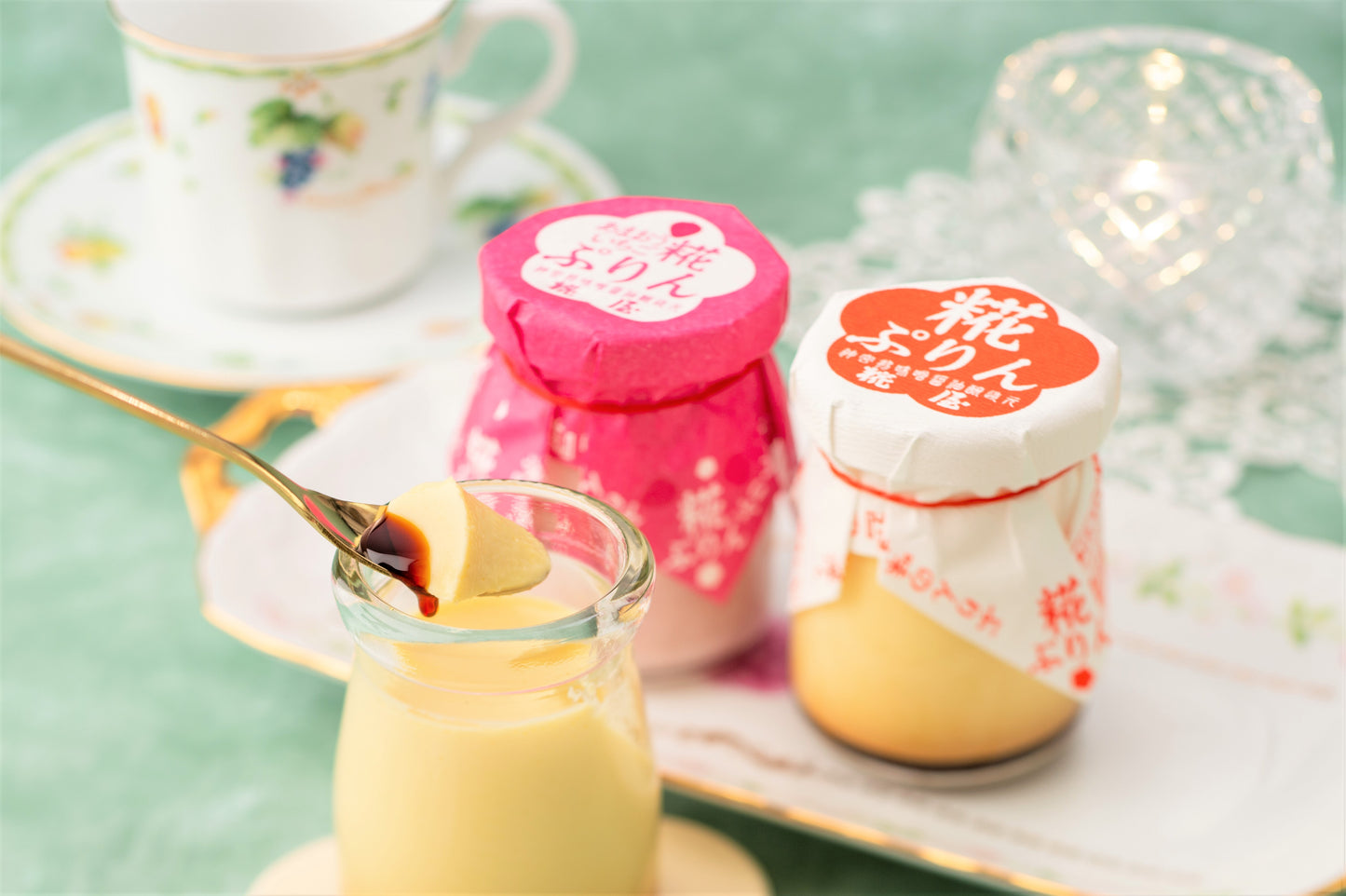 〈産直〉糀ぷりん 6個詰合せ（プレーン + あまおう苺）【冷蔵】