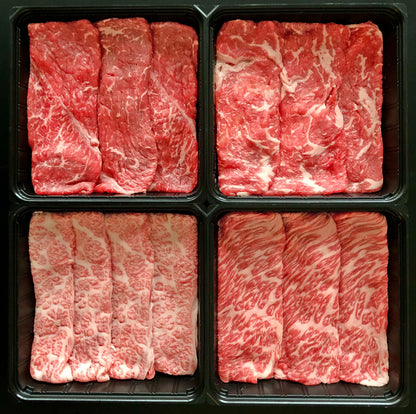 〈産直〉蔵王牛 すき焼・しゃぶしゃぶ一頭盛り【冷凍】