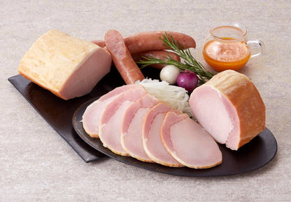 〈産直〉三田屋本店 ロースハム 2種詰合せ ドレッシング付き【冷蔵】