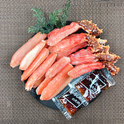 〈産直〉タラバ・ズワイのかにしゃぶ食べくらべ【冷凍】