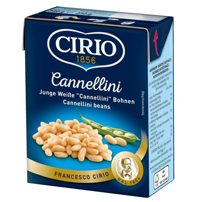 CIRIO 白いんげん豆の水煮 テトラパック 380g