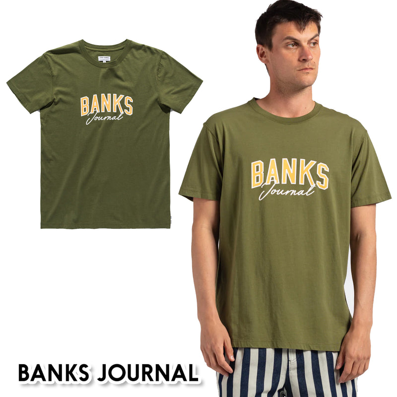 BANKS JOURNAL バンクスジャーナル メンズ TシャツSURPLUS Lサイズ NYC