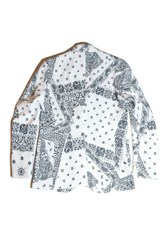 1pi1uguale3 jacket bandana jk (white/black)XLサイズ