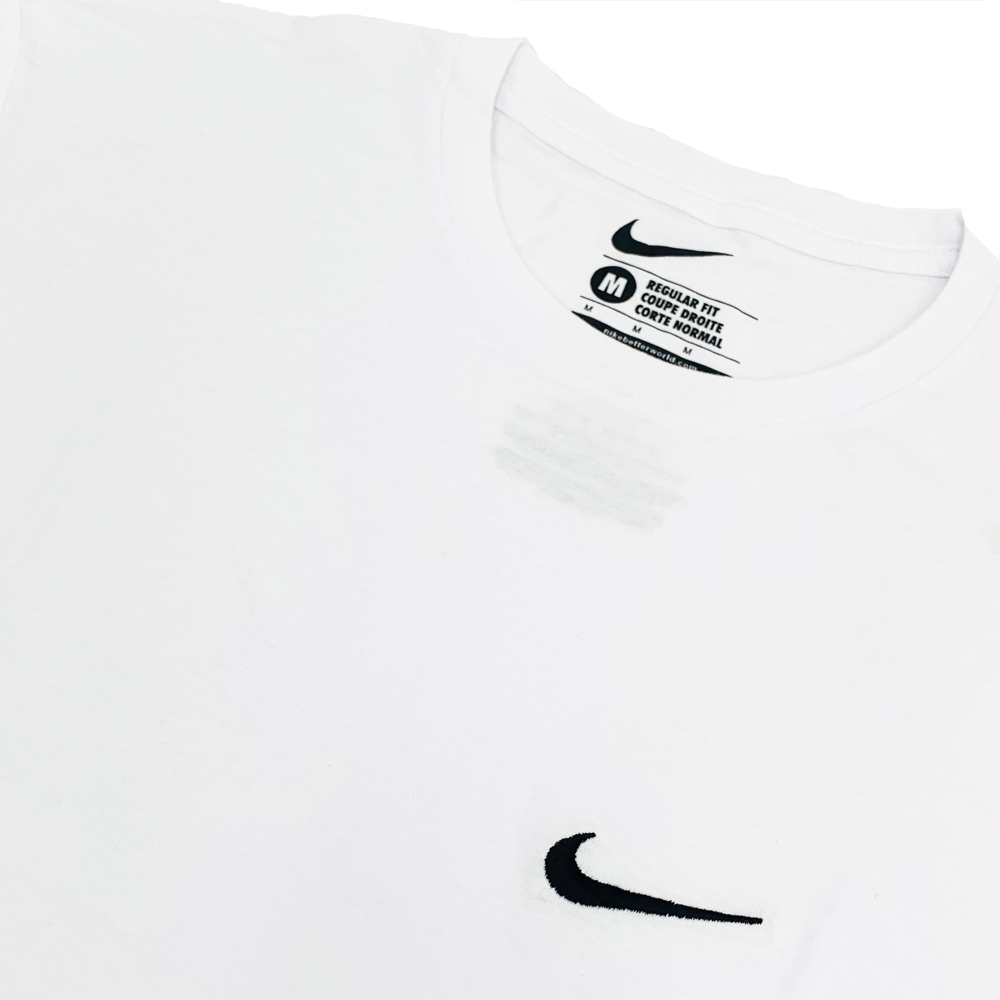 NIKE ナイキ ワンポイント Tシャツ スォッシュ  USモデル 半袖 ホワイト　639291（S/M/L/XL）