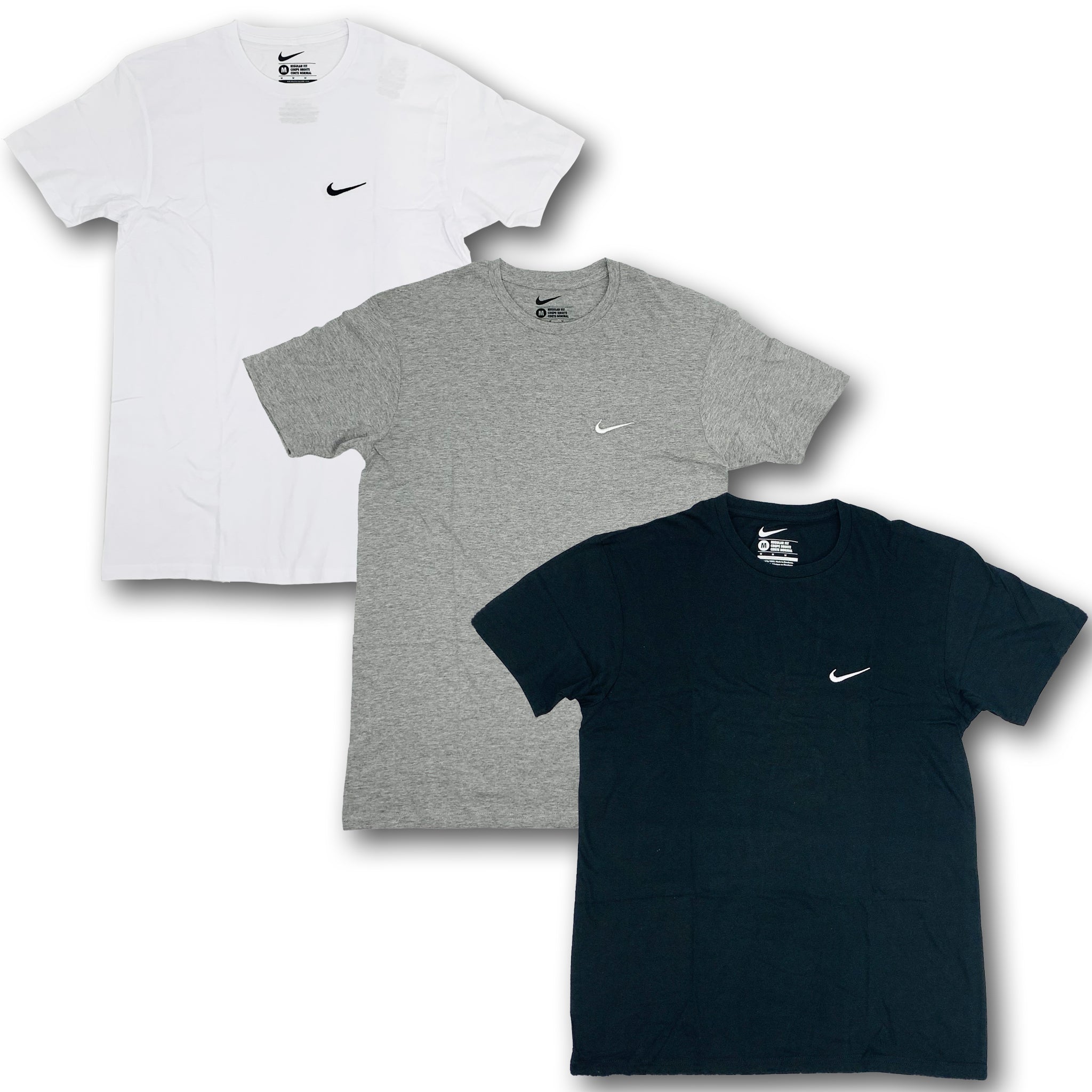 NIKE ナイキ ワンポイント Tシャツ スォッシュ USモデル 半袖 ホワイト　639291（S/M/L/XL）